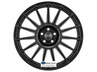 Jante aliaj OZ SUPERTURISMO DAKAR MATT BLACK SILVER LETTERING 8.5X20 5X112 ET30